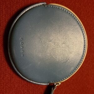 Coach leather coin purse